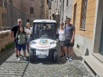 Tour esclusivo di 6 ore di Roma in Golf cart per crocieristi