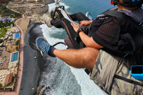 Adeje: Paratrike Flying Tour avec prise en charge à l'hôtel et photosParatrike épique à Tenerife Vol de 25 m