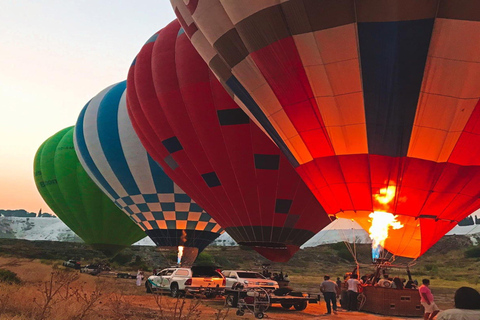 Bodrum: Small Group Pamukkale Hot Air Balloon Ride Small Group Pamukkale Day Trip with Sunrise Balloon Flight