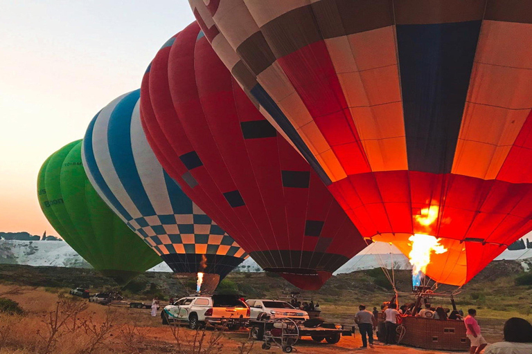 Bodrum: Small Group Pamukkale Hot Air Balloon Ride Small Group Pamukkale Day Trip with Sunrise Balloon Flight