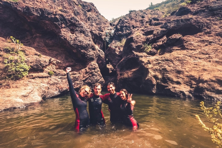 Gran Canaria : Aventures de canyoning au ravin de Rainbow Rocks