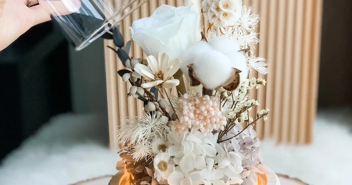 Create Dried Flower Bell Jar in Paris GetYourGuide