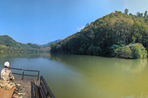 Z Luang Prabang do Nong Khiaw: Rejs po rzece, wędrówka i wodospad