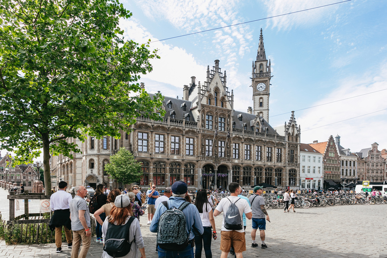 From Brussels: Ghent and Bruges Day-Tour Group Tour in Spanish/English/French