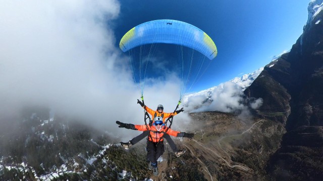 Visit Tandem paragliding flight in Leukerbad, Switzerland
