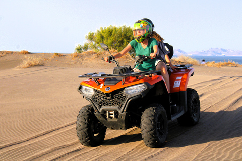 La Paz: ATV quad + sandboarding on the Mogote dunes La Paz: ATV + sandboarding on the Mogote dunes