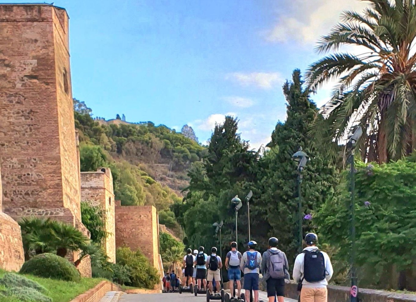 Segway-tur i Málaga: Gibralfaro-slottet, havnen og tyrefægterarenaen