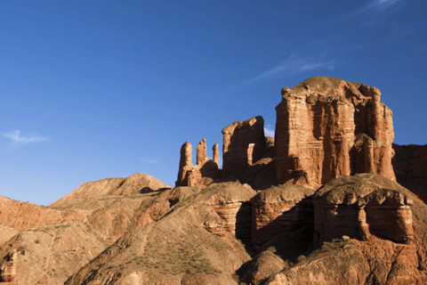 By bullet train from Lanzhou to Zhangye rainbow Mountain