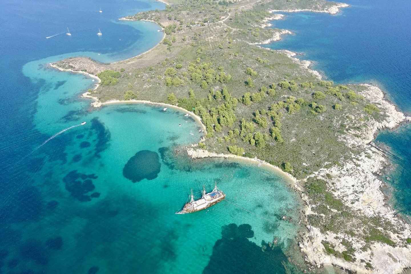Halkidiki: Blue Lagoon Cruise on a Pirate's Boat
