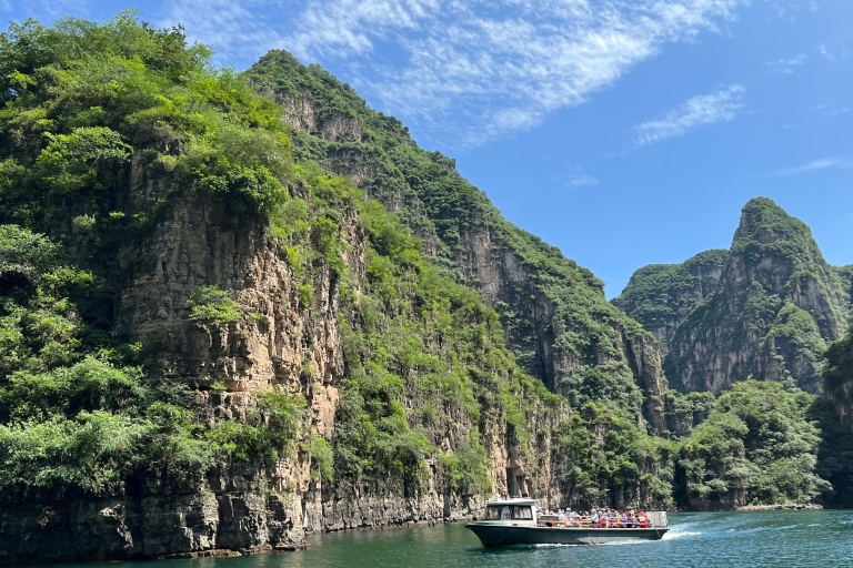 Visite privée des gorges de Longqing avec promenade en bateau et téléphérique