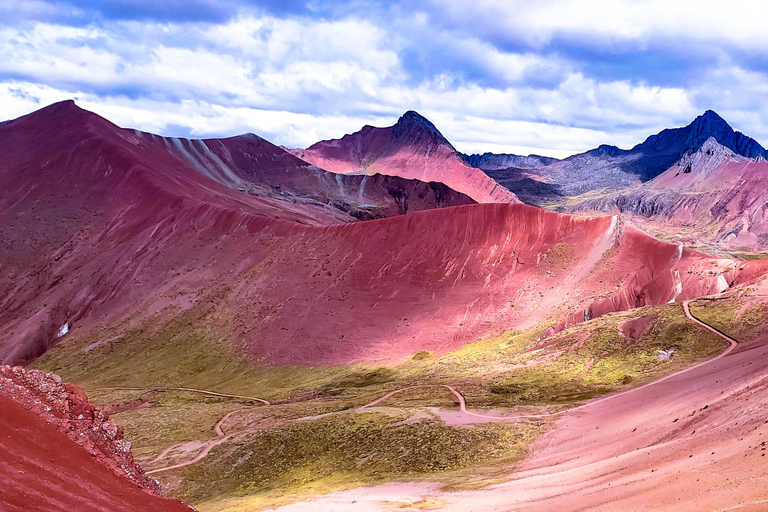 From Cusco: Red Valley and Rainbow Mountain Tour on ATVs Red Valley and Rainbow Mountain Tour by ATV Double