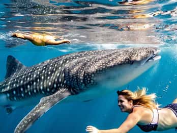Oslob whaleshark watching & Tumalog falls & sardines run