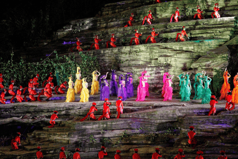 Zhangjiajie : visite de la montagne de Tianmen et spectacle de la fée du renard de TianmenVisite de la montagne Tianmen et du spectacle de fées sans renard à Zhangjiajie