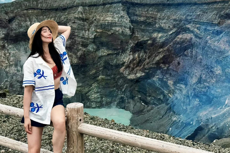 Fukuoka: Mt. Aso Volcano, Kusasenri & Grasslands Day Tour 7:40 Hakata Station Chikushi Exit Lawson Meetup