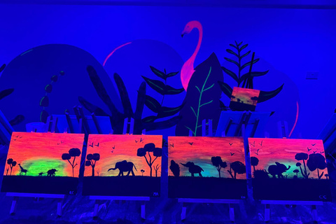 Malta: Glow-in-the-Dark Drink & Paint Experience