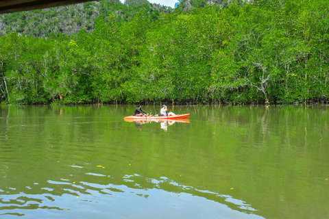 Krabi: tour in kayak delle mangrovie nascoste con extra opzionaliTour guidato di un giorno intero in kayak con pranzo e massaggio