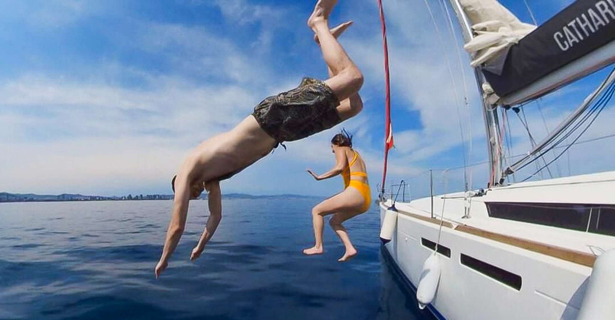 Barcelona: Coastline Boat Trip with Snacks and Cava photo 10