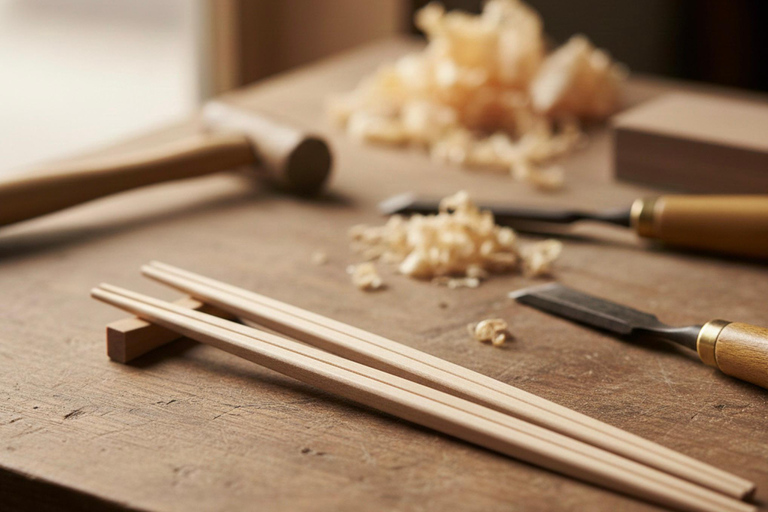 Kyoto: Gion Chopsticks Making Class with Engraving Options