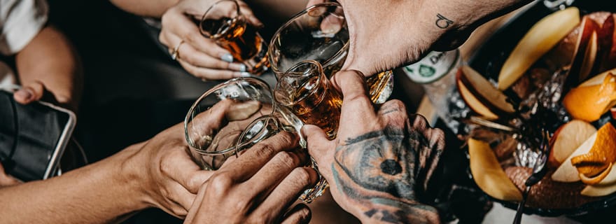 Sopot : dégustation de vodka et de liqueur avec des collations