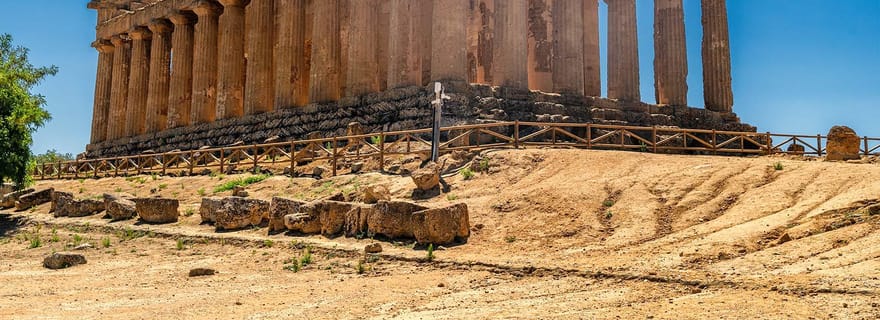 Depuis Sciacca : transfert aller-retour vers la Vallée des Temples