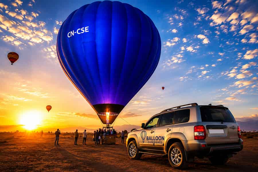 Marrakesch: Heißluftballonfahrt bei Sonnenaufgang mit Frühstück. Foto: GetYourGuide Marrakesch: Heißluftballonfahrt bei Sonnenaufgang mit Frühstück. Foto: GetYourGuide