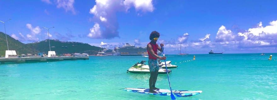 Saint-Martin : location de planches de paddleboard à Great Bay