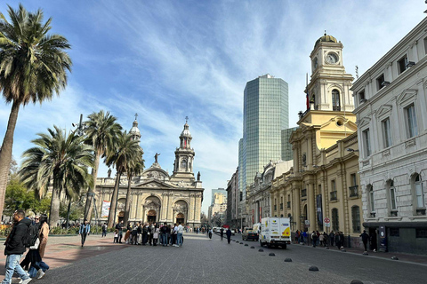 Santiago: Walking Tour with Bilingual Guide