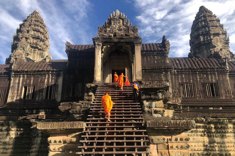 Tour privato di Angkor Wat di 1 giorno con guida spagnola.Tour privato di Angkor Wat di 1 giorno con guida turistica spagnola