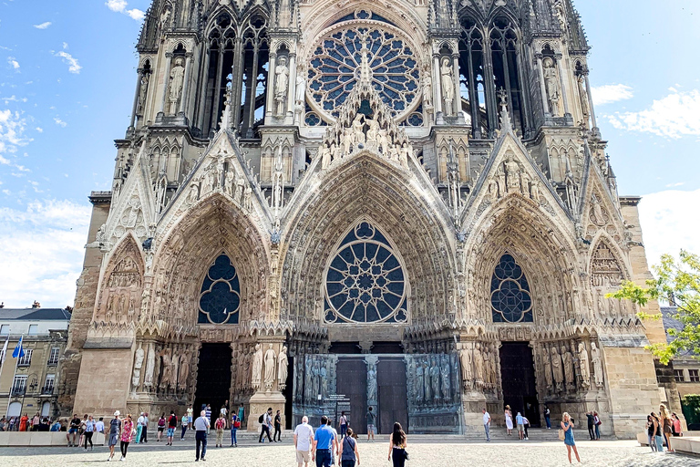 From Paris: Reims Cathedral & Pommery Cellars Day Trip Reims Cathedral, Pommery Cellars Day Trip - Private Half Day