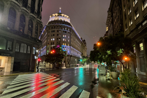 Buenos Aires nach Einbruch der Dunkelheit: Ein Lichter- und Sonnenuntergangserlebnis