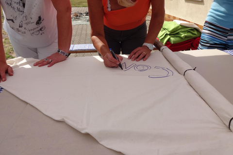 Sommerhausen near Würzburg: Exclusive group raft building