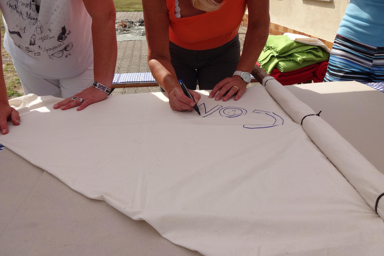 Sommerhausen near Würzburg: Exclusive group raft building