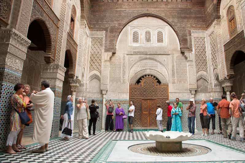 Fès : visite de la madrasa Bou Inania, du musée, de la tannerie, du souk et de la médina - arts