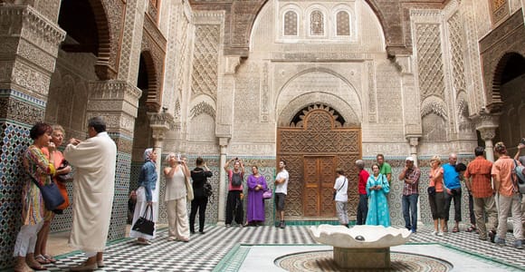 Fes: Bou Inania Madrasa, Museum, Tannery, Souk & Medina Tour