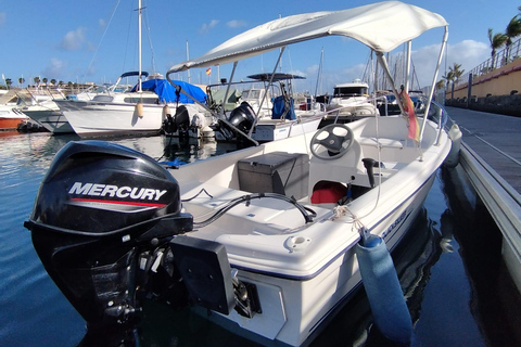 From las Palmas : Day sailing experience along the coast 7 hours tour only without a skipper.