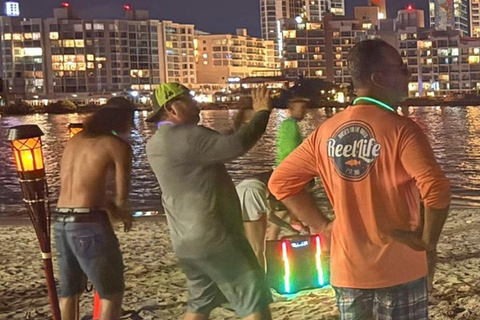 San Juan: Glow Kayak Tour and Salsa Experience on The beach