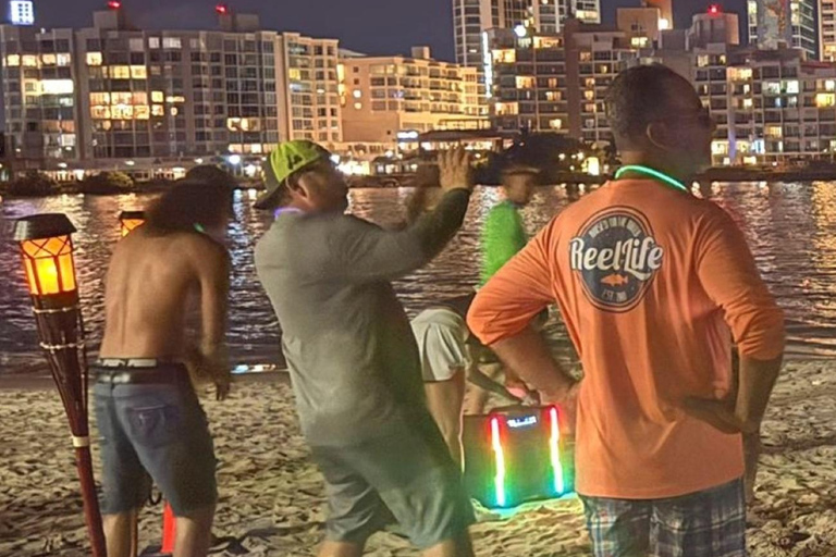 San Juan: Glow Kayak Tour and Salsa Experience on The beach