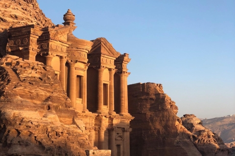 Von Amman aus: Petra, Wadi Rum und Totes Meer: Privater 2-Tages-AusflugNur Transport