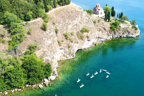 Ohrid: Stand Up Paddleboarding Tour with Landmarks &amp; Photos