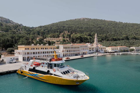 Rodi: crociera giornaliera a Symi - Panormitis e baia di San GiorgioRodi: Crociera giornaliera a Symi - Panormitis e Baia di San Giorgio