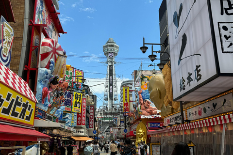 Osaka: Un tour guidato a piedi privato di 5 luoghi da vedere assolutamente