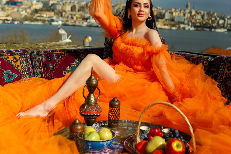 Istanbul: Servizio fotografico professionale su terrazza all'aperto