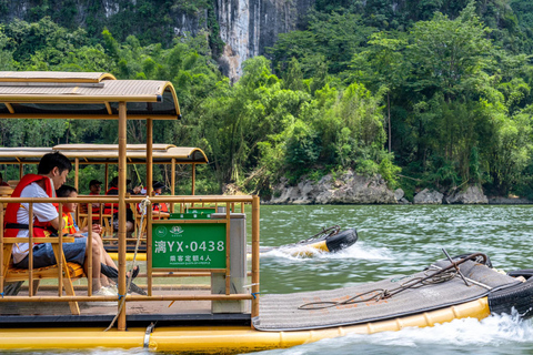 Guilin: Li River Bamboo Raft & Xianggong Hill Private Tour Private Tour With Chinese-speaking Diver-guide