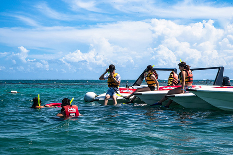 Cancún: tour de aventura en la selva con lancha y esnórquelTour de aventura por la selva de Cancún a las 09:00 (lancha 