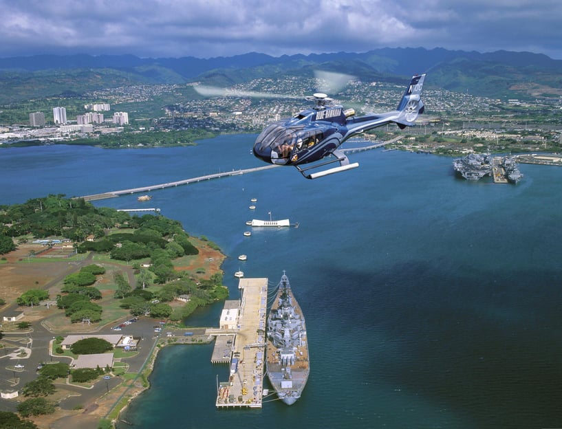 Au départ d&#039;Honolulu : Tour complet de l&#039;île d&#039;Oahu en hélicoptère