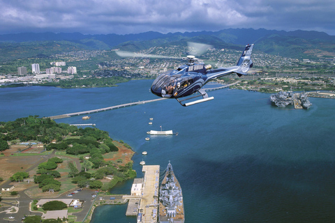 De Honolulu: Passeio completo de helicóptero pela ilha de Oahu