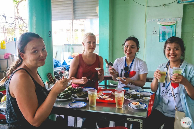 Hue: Vegetarian Food Tour by Scooter with Hotel Pickup