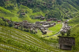 Guilin: Longji-Reisterrassen, Yao-Dorf und Jinkeng – Gemeinsame Tour