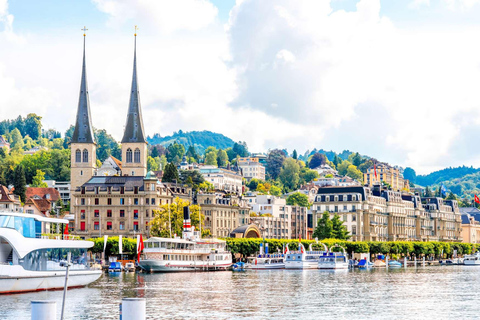 Interlaken: excursão particular de um dia ao Monte Titlis, Engelberg e Lucerna