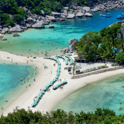 Koh Pha Ngan: Koh Tao and Nangyuan Snorkel tour with Lunch